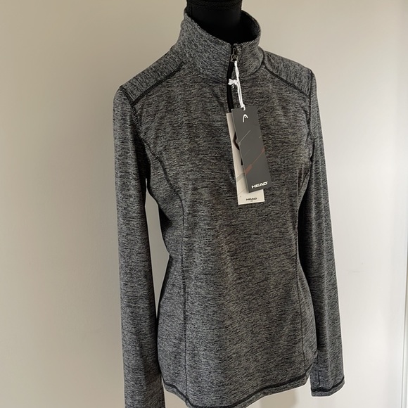 NWT Black and grey pull over - Picture 2 of 8